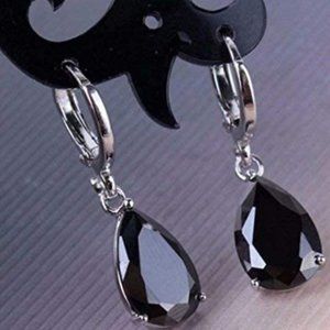 ***5/$20*** Black Drop Dangle Teardrop Earrings